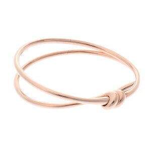 Tiffany Double Knot Bracelet Pink Gold